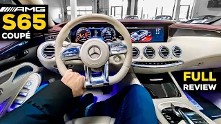 2020 MERCEDES S65 AMG Coupé V12 NEW Facelift FULL Review S Class BRUTAL Sound Interior