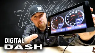 Rad Race Parts - Automotive Race Style Digital Dash | Powertune Digital Heads Up Display
