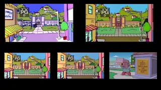 The Simpsons Intro Comparsion (1989-present)