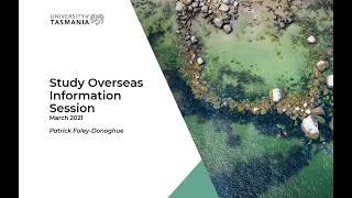 Study Overseas Information Session 3 - March 2021