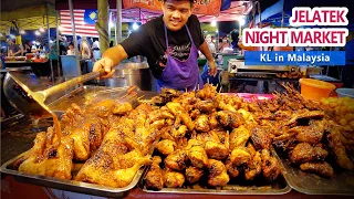 MALAYSIAN NIGHT MARKET tour [Jelatek in Kuala Lumpur] Street Food / KL / Pasar Malam