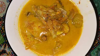 gulai ikan kenyal garing kuah berkaldu, seumur hidup baru tau ikan kelabau ini bener-bener enak beda