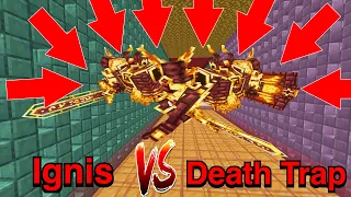 Minecraft |Mobs Battle| Ignis (L_Ender 's Cataclysm) VS Death Trap (Again)