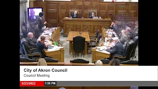 City of Akron Council Meeting - 5.23.2022