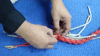 How to splice 8 strand short splice rope