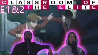 IF SHIKAMARU HAD HIS OWN ANIME | CLASSROOM OF THE ELITE EPISODE 1 & 2 REACTION