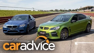 2016 HSV GTS vs BMW M5 Pure - matching claimed 0-100km/h figures