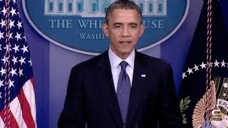 President Obama Delivers a Statement on the Government Shutdown