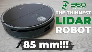 360 S10 Review & Test✅ THINNEST robot vacuum with LIDAR and floor detection system👀