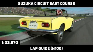 Gran Turismo Sport - Daily Race Lap Guide - Suzuka Circuit East Course - Honda S800 (N100)