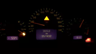 mercedes benz w210 E Class 2.4 170 hp acceleration 0-100