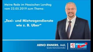 Taxi- und Mietwagendienste wie z. B. Uber