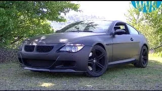 Matte Black BMW E63 M6 V10 With Custom Exhaust | Feature