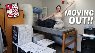 moving out of my freshman dorm!!!