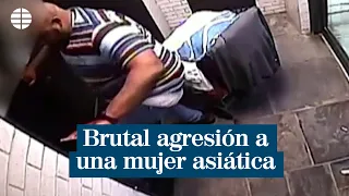 Brutal agresión a una mujer asiática en Nueva York