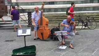 pachelbel - canon  (street performance ) florence - italy