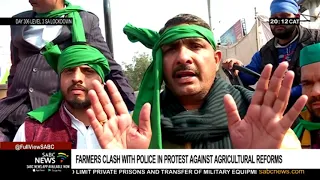 Farmers clash with police in India during Republic Day celebrations