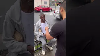 Homeless Man In Tears After THIS Happened 🥹❤️