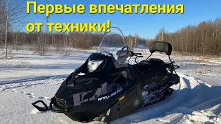 КУПИЛ НОВЫЙ СНЕГОХОД. ПЕРВЫЕ ВПЕЧАТЛЕНИЯ!!