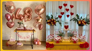 😎 Ideas Para Decorar Cumpleaños de Mujer Adulta en Casa / Decoración Sencillo Pero Bonito