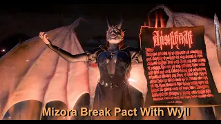 Mizora Break Pact With Wyll | Act 3 | Ultra 4k | Baldur's Gate 3