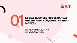 УРОК 1  SOCIAL BUSINESS MODEL CANVAS – ИНСТРУМЕНТ СОЗДАНИЯ БИЗНЕС МОДЕЛИ