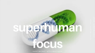 ☯ SUPERHUMAN FOCUS 𝐚𝐟𝐟𝐢𝐫𝐦𝐚𝐭𝐢𝐨𝐧𝐬 - Instant Focus Boost