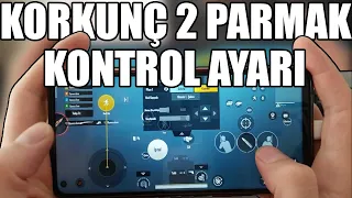 EN KORKUTUCU 2 PARMAK KONTROL AYARI 🔥 PUBG MOBİLE