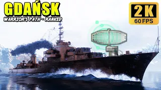 Destroyer Gdańsk - effective in ranked battle with radar