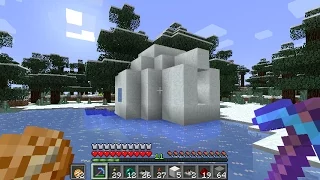 กระท่อมน้ำแข็งกับห้องใต้ดินที่หายไป - Minecraft Let's Play [EP.15]