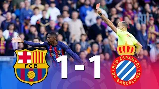 Barcelona vs Espanyol [1-1], La Liga, 2022/23 - MATCH REVIEW