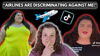 Jae Bae claims DISCRIMINATION and DEMANDS two or three FREE airplane seats | Fat acceptance cringe