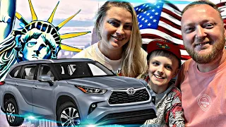 2023 Toyota Highlander PLATINUM AWD (2,4 L TURBO) ПОКУПКА НОВОГО АВТО В США 🇺🇸 НАША ПЕРВАЯ МАШИНА