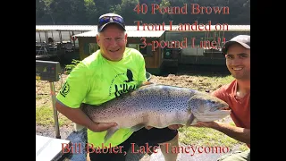 Babler's State Record Brown Trout, 40.4 Pounds