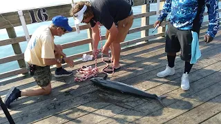 9-14-21 - Skip with a 23.5 Pound King Mackerel - Seaview Fishing Pier