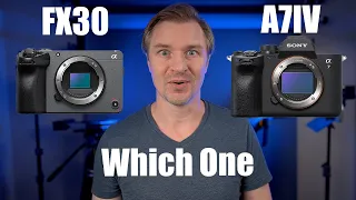 Sony FX30 vs Sony A7IV - Which One Should You Buy