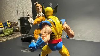 Wolverine vs Sabretooth Stop-Motion Fight