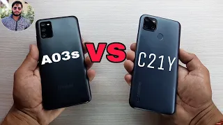 Samsung Galaxy A03s vs Realme C21Y Speed Test Comparison?