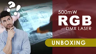 Unboxing the 500mW RGB DMX Laser with Remote Control