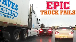EPIC TRUCK FAILS & BAD DRIVERS. Truck Stop Fails & Road Rage.