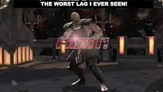 Mortal Kombat vs. DC Universe - THE WORST LAG I EVER SEEN!