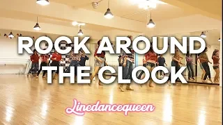 Rock Around The Clock Line Dance (Beginner) Tony Chapman Demo & Count