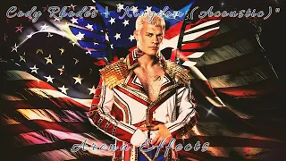 [WWE] Cody Rhodes Theme Acoustic Ver. Arena Effects | "Kingdom (Acoustic)"