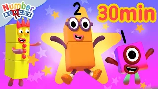Counting Level 2 | Numberblocks 30 Minute Compilation | 123 - Numbers Cartoon For Kids