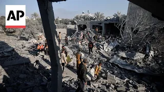 Aftermath of Israeli airstrikes in Gaza