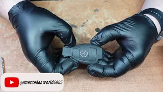 Mercedes Sprinter key  battery replacement Замена батарейки в ключе Мерседес Спринтер
