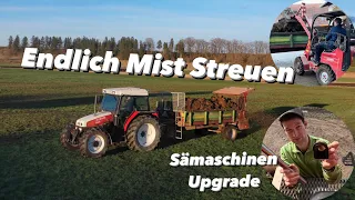 Miststreuen | Sämaschine vorbereiten |