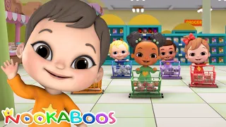 5 Little Babies Going to the Store | NEW | Nookaboos
