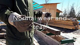 Milling the Last of the Spruce Logs on my Woodland Mills Sawmill