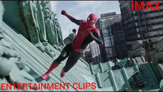 Spiderman far from home final swing scene in IMAX